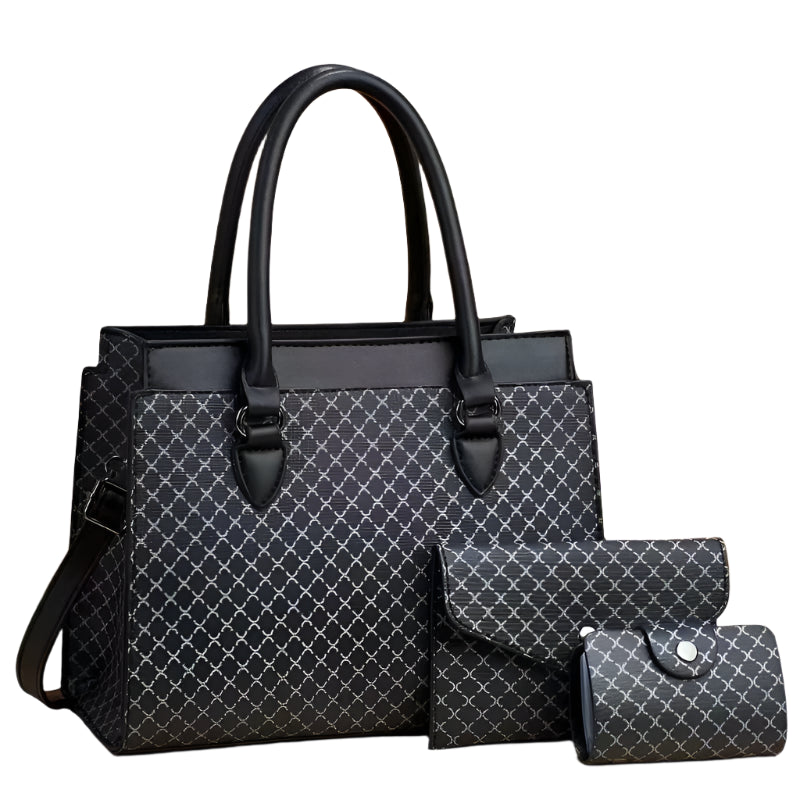 Color Block Retro Crossbody Tote – Women’s Large Capacity Handbag