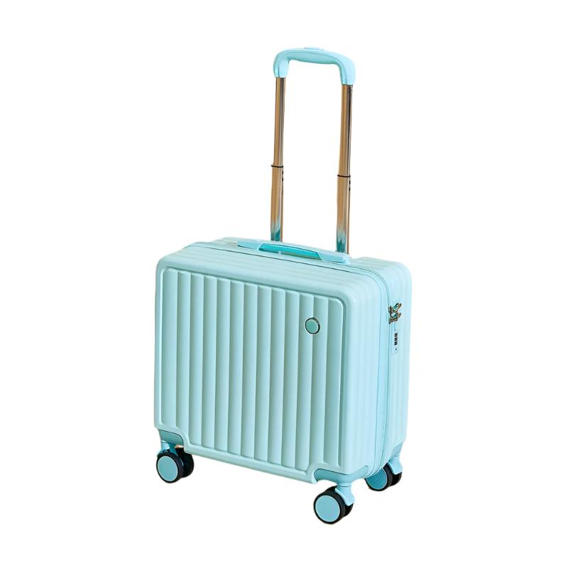 Travel Smart Aluminum Alloy Rolling Luggage with Cup Holder & Spinner Wheels