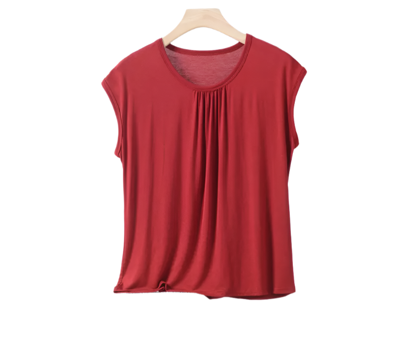 Plus size Modal Loose T-Shirt sleeveless solid color Casual Tank Tops XL to 8XL