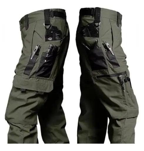 Men’s Multi-Pocket Wear-Resistant  Tactical Cargo Pants Trousers