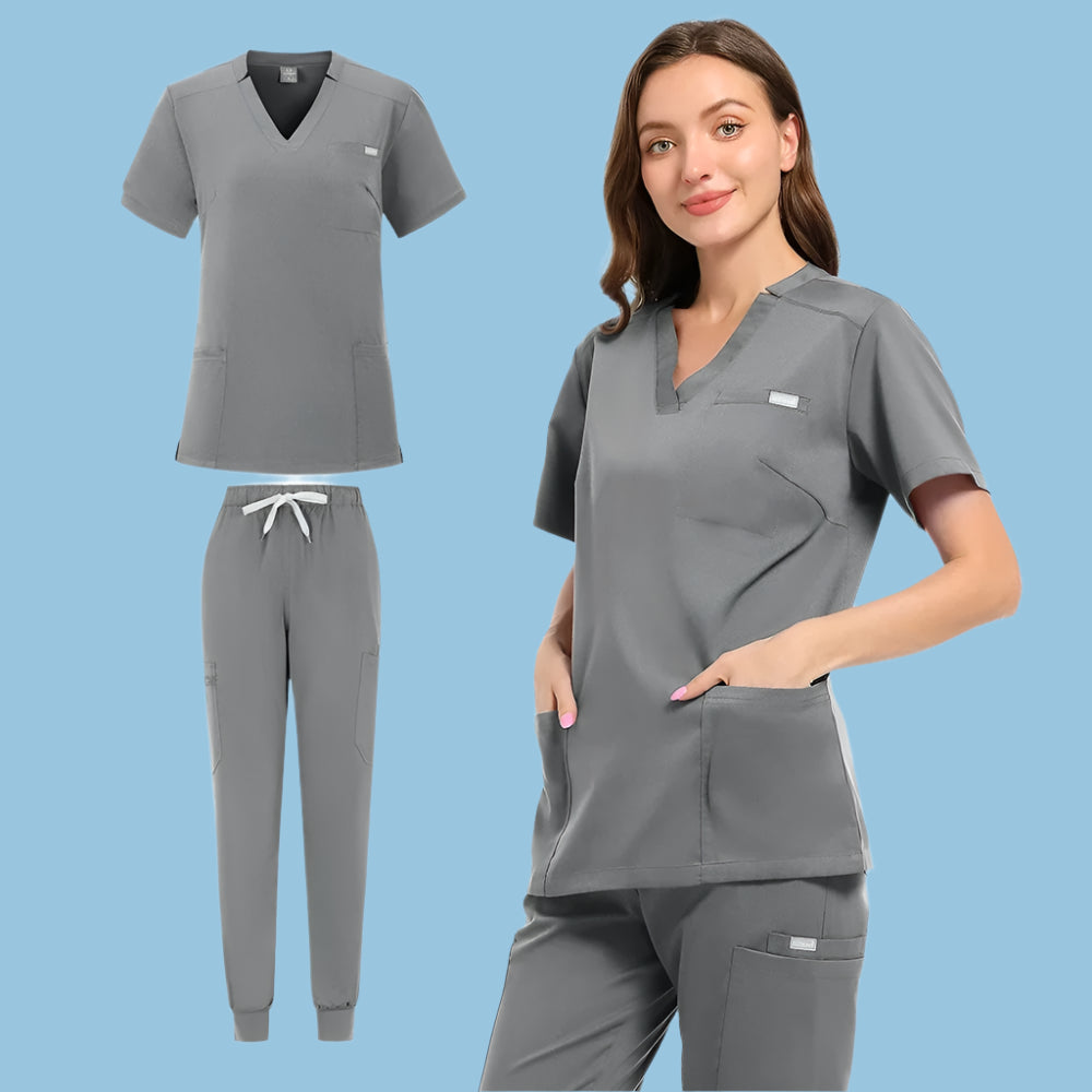 Operating Room Medical Scrubs Set: Unisex High-Quality Workwear