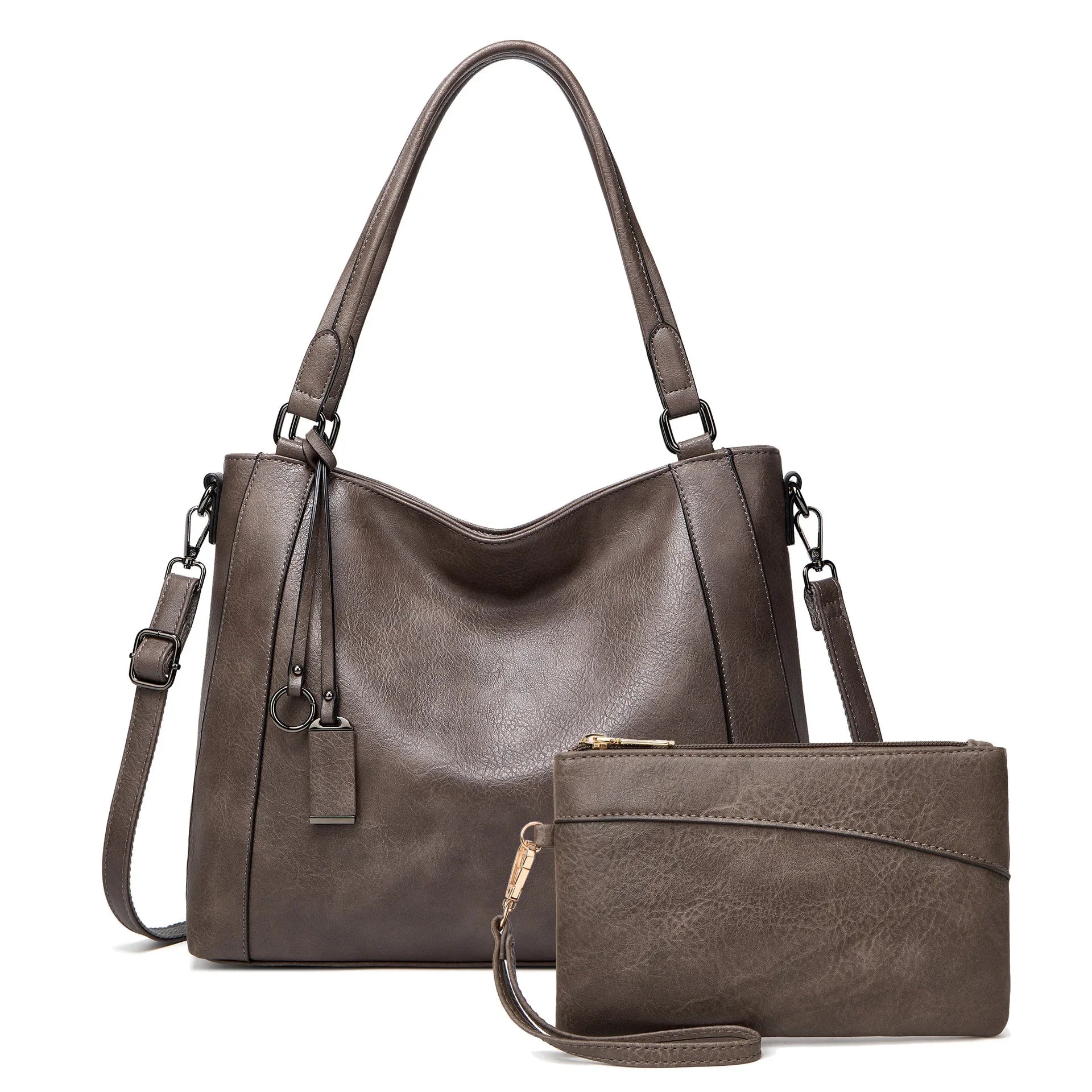 Vintage PU Leather Shoulder Bag: Large Capacity Crossbody & Motorcycle Style