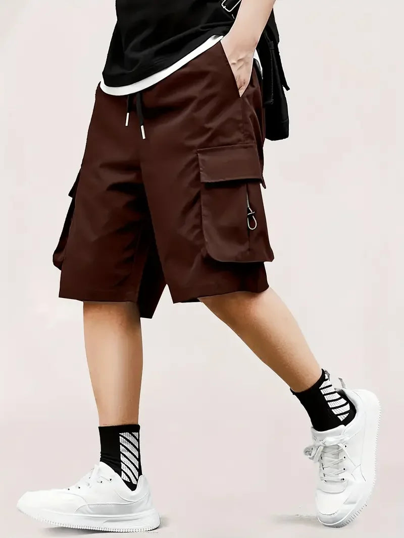 Men's Cargo Shorts: Outdoor Travel, Large Pockets, Thin & Durable