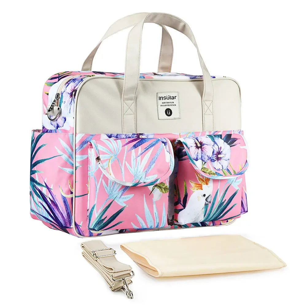Insular Baby Diaper Bag: Fashion Nappy Stroller & Organizer Tote