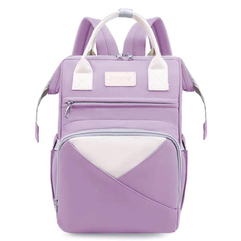 Personalized Mother And Baby Bag - Multifunctional Leisure Mommy Backpack - JVMCL