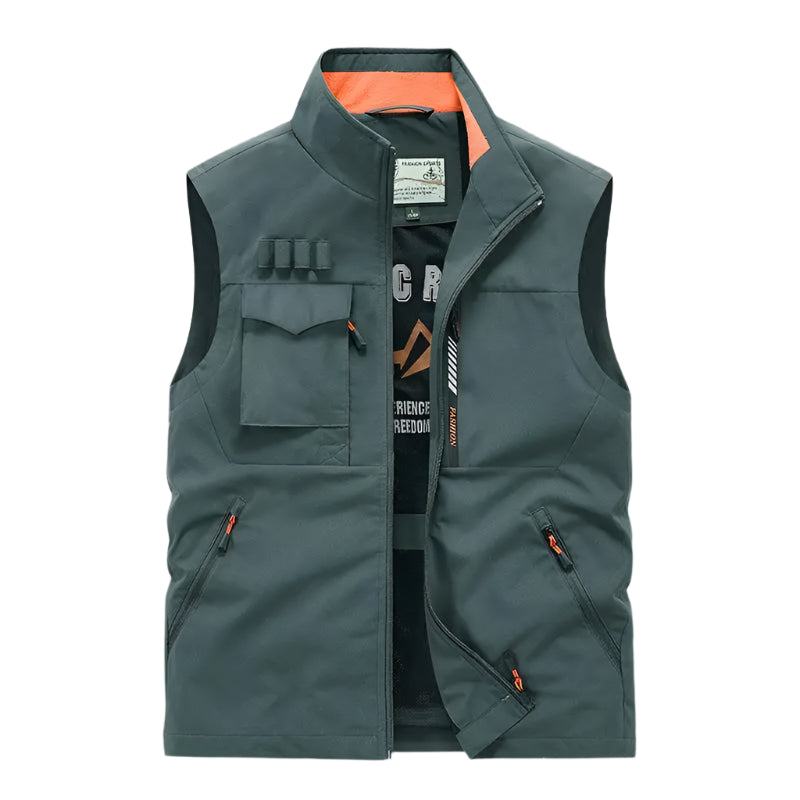 Men's Tactical Fishing Vest – Multi-Pocket Quick Dry Outdoor Waistcoat