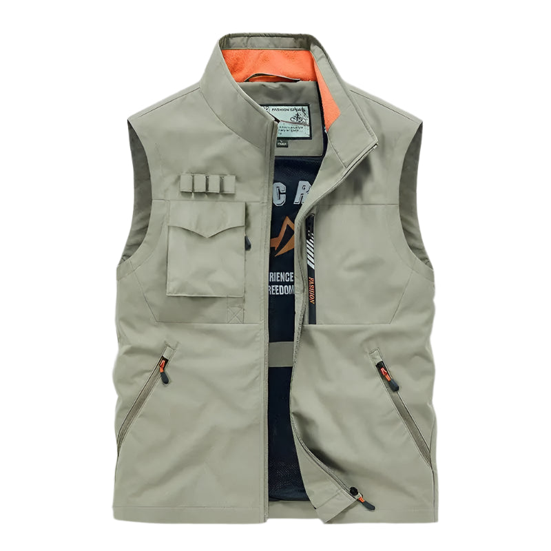 Men's Tactical Fishing Vest – Multi-Pocket Quick Dry Outdoor Waistcoat