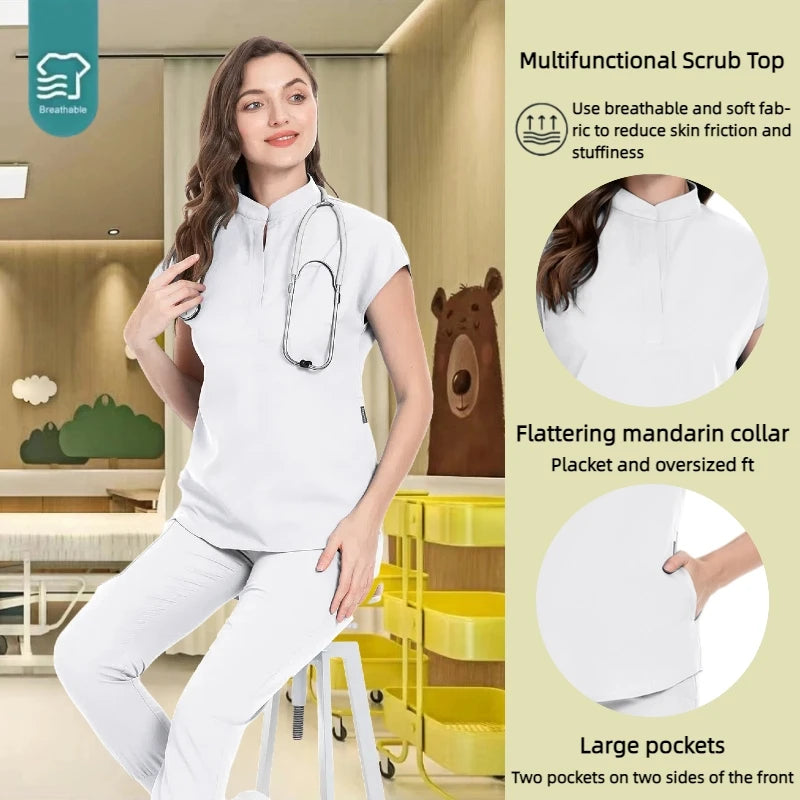 Comfort Unisex Medical Jogger Scrubs Set - Fashionable Workwear