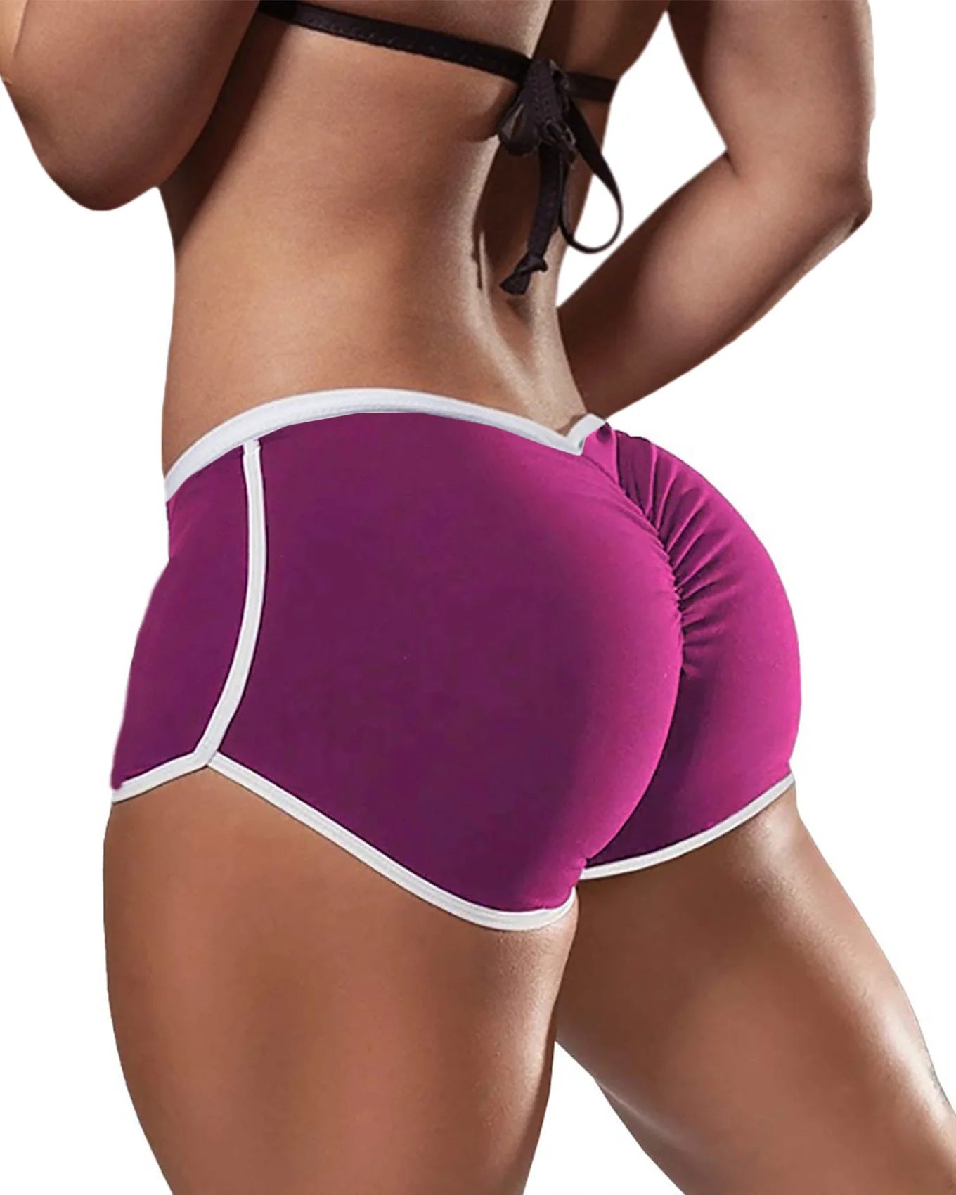 Women's Low Waist Sport Shorts: Sexy Skinny Fitness Training Shorts