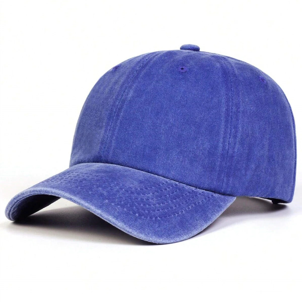 Light Wash Unisex Baseball Cap - Adjustable Casual Sun Hat
