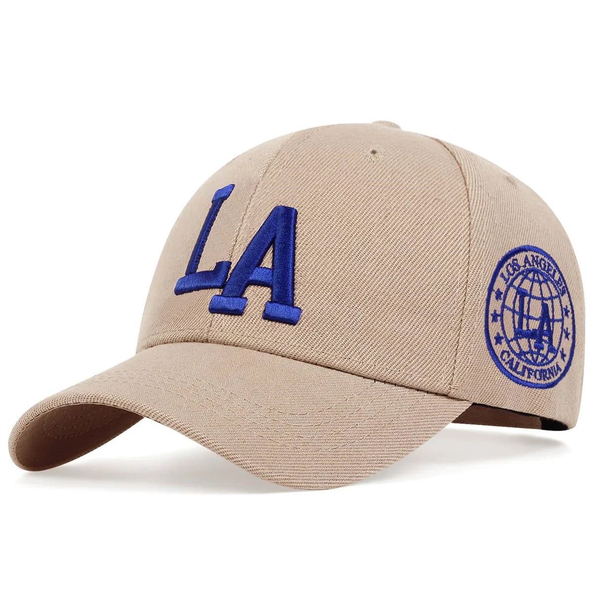 Unisex LA Embroidery Snapback Cap – Adjustable  Stylish Streetwear Hat