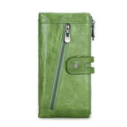 Women’s Genuine Leather RFID Blocking Large Capacity Clutch Purse