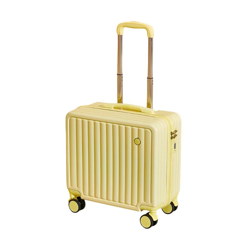 Travel Smart Aluminum Alloy Rolling Luggage with Cup Holder & Spinner Wheels