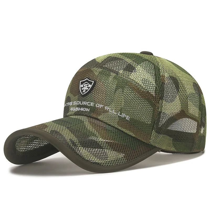 Mesh Unisex Mesh Fishing Hat – Summer Sun Protection Sun Hat Cap