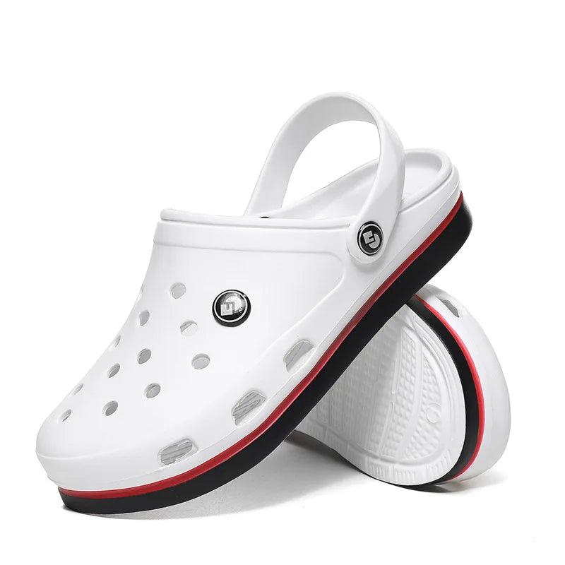 Men's Soft Bottom Beach Sandals: Comfortable and Breathable Footwear Clogs - JVMCL