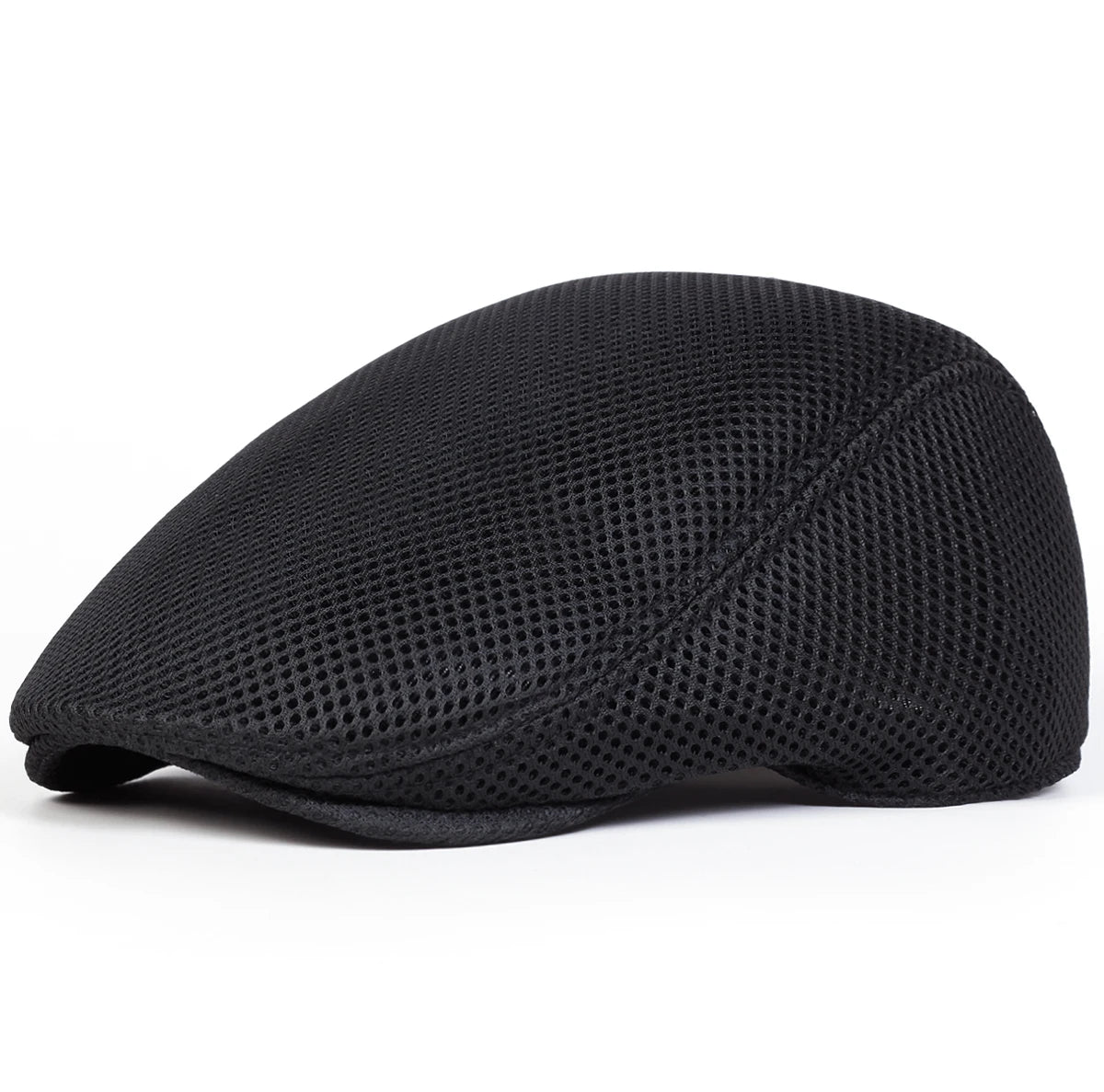 Men's Mesh Breathable Newsboy Cap – British Painter Flat Beret Hat