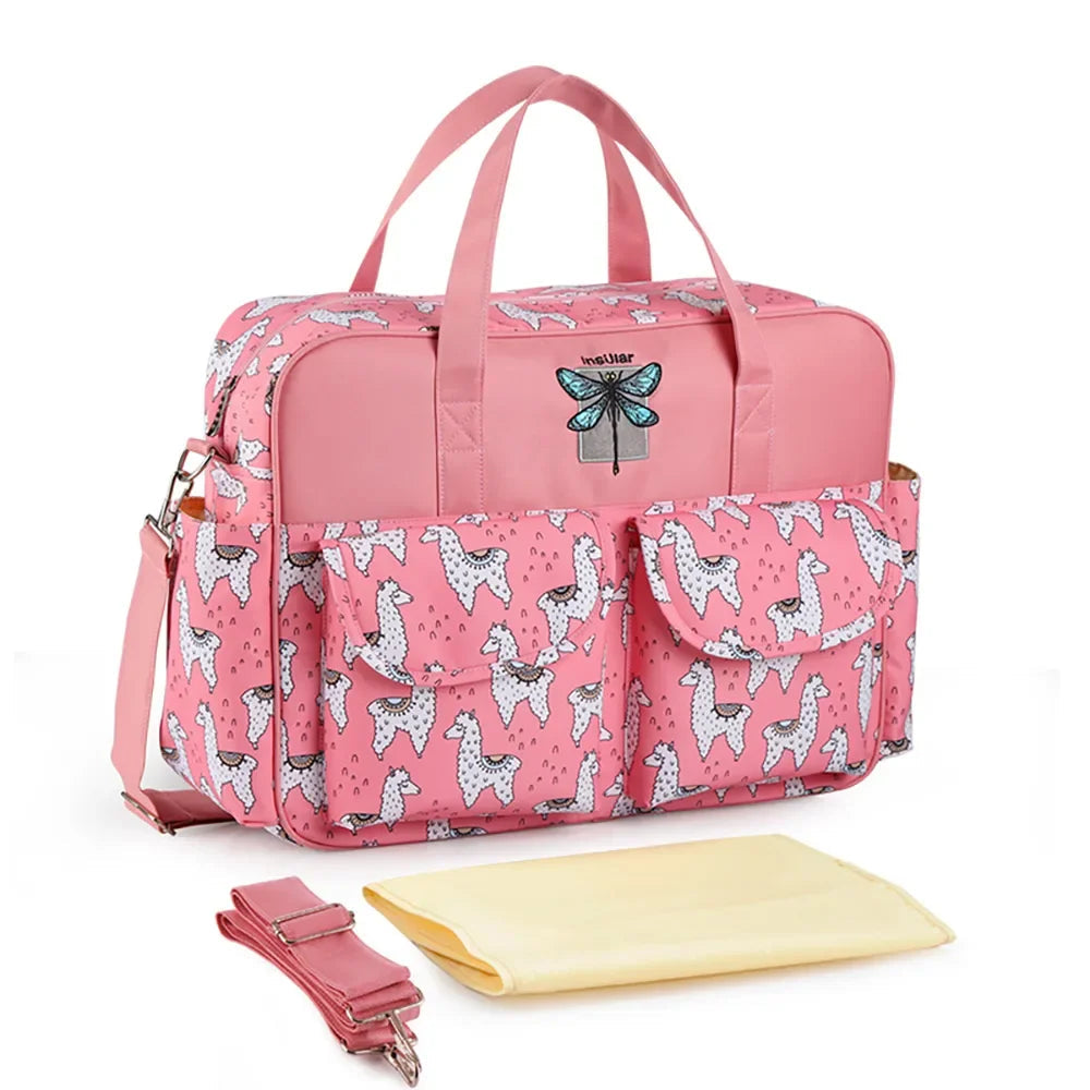 Insular Baby Diaper Bag: Fashion Nappy Stroller & Organizer Tote