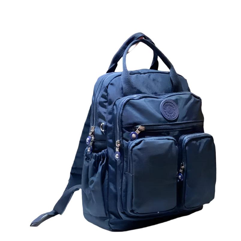 Versatile & Stylish – Waterproof Nylon Multi-Pocket Laptop Backpack for Women