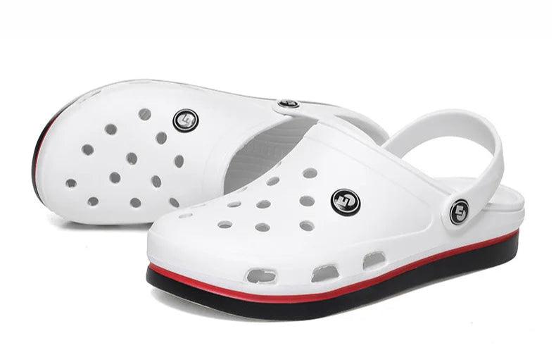 Men's Soft Bottom Beach Sandals: Comfortable and Breathable Footwear Clogs - JVMCL