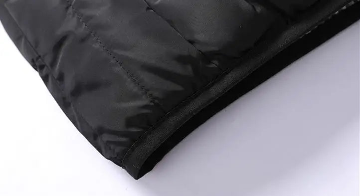 Men's Warm Padded Vest - Slim Fit Stand Collar Winter Waistcoat