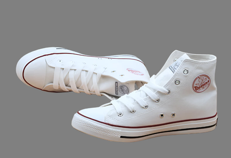Topfight Unisex High Top Canvas Sneakers – Trendy Vulcanized Streetwear Boots