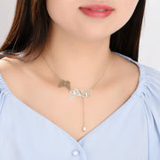 Elegant Sweet Style Women’s Clavicle Necklace with Geometric Pendant