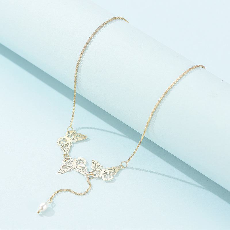 Elegant Sweet Style Women’s Clavicle Necklace with Geometric Pendant