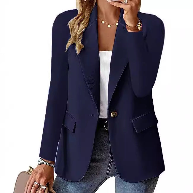 Fashion Casual Long-sleeved Essential Everyday Blazer