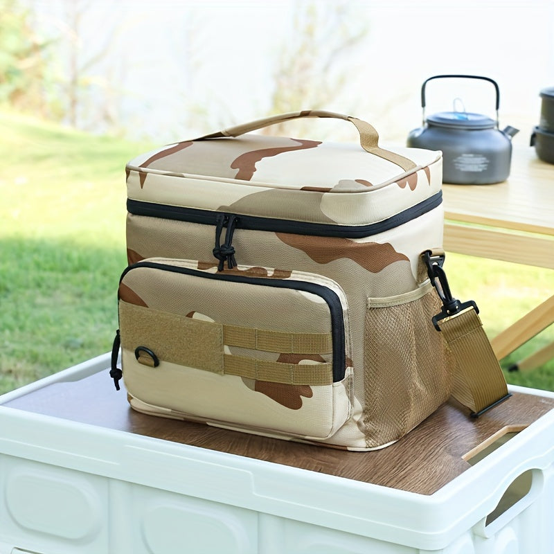Leakproof Adjustable Strap Multiple Compartments Insulated Cooler Lunch Bag