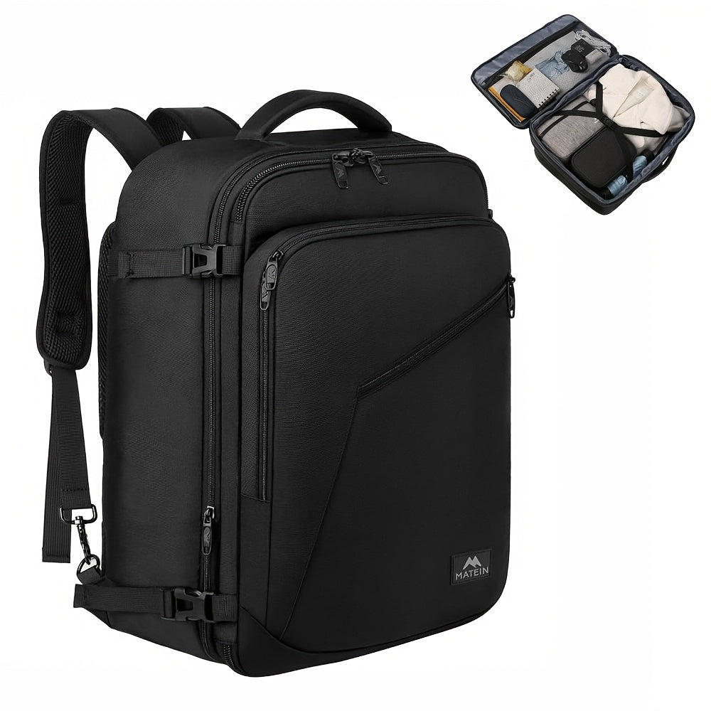Carry On Backpack – Extra Large Expandable Travel Daypack (10.57 gal)